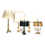 5 table lamps