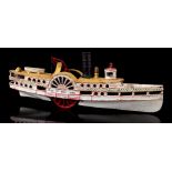 Cast iron paddle steamer