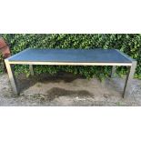 Stainless steel garden table