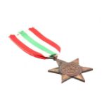 English Italy-Star Medal