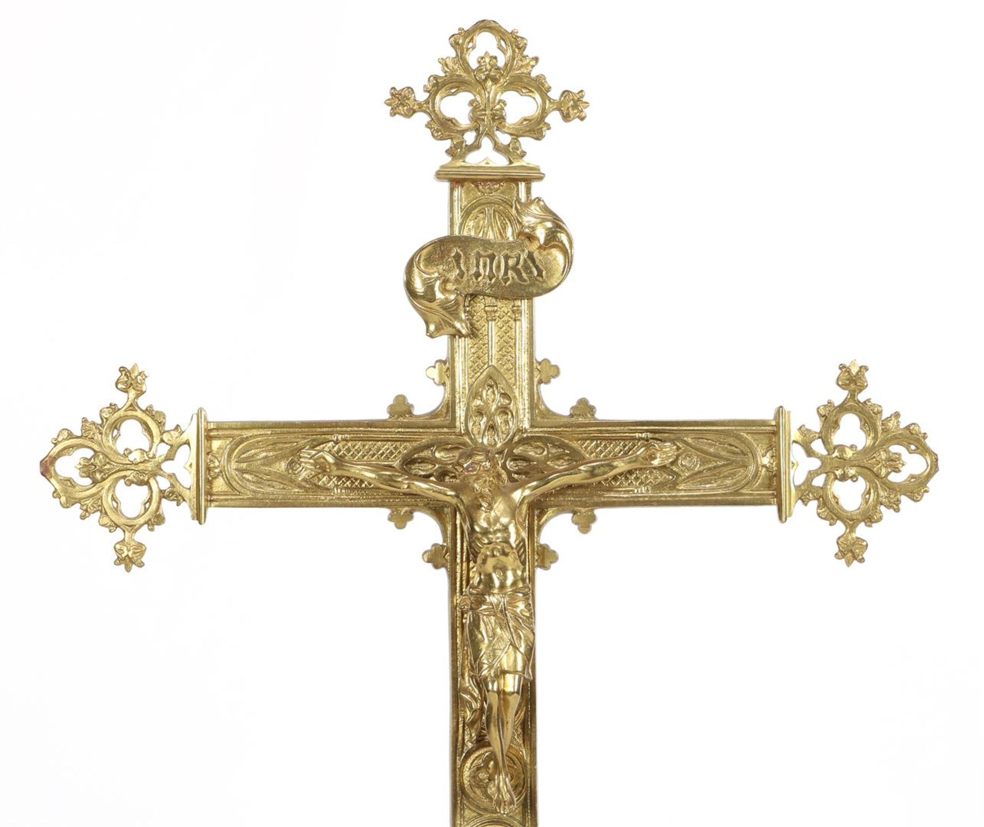 Brass column cross - Image 2 of 4