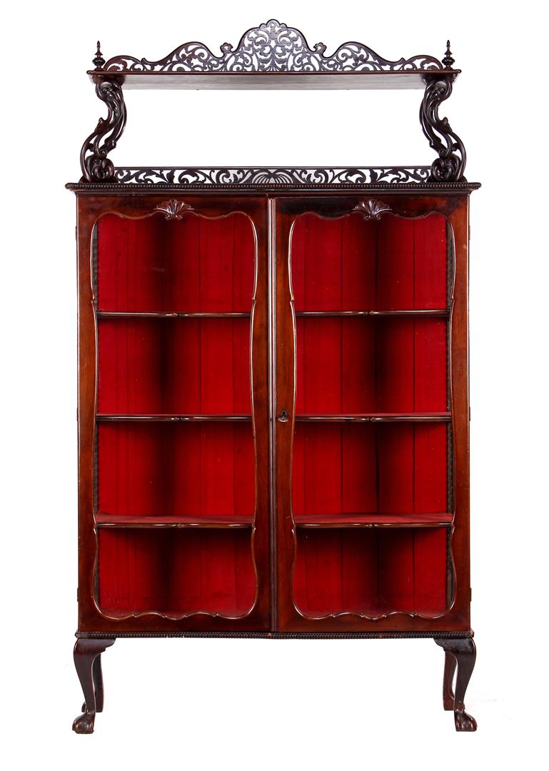 2-door display cabinet