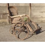 Antique wheelchair