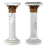 Marble pedestals