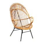 Rattan armchair