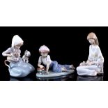 Lladro 3 figurines