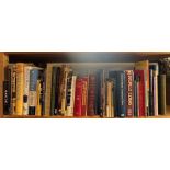 Shelf various art books