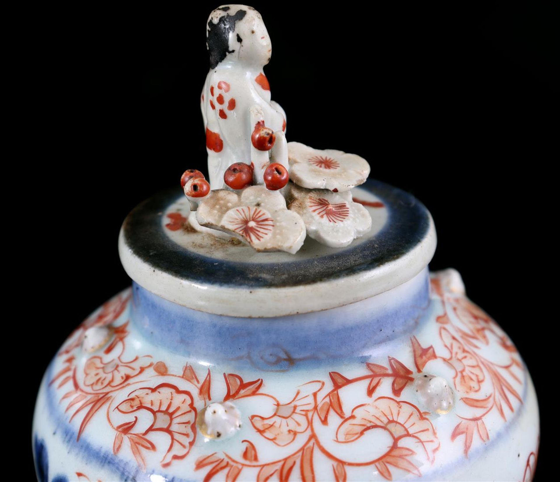 3-piece porcelain Imari garniture - Image 7 of 7