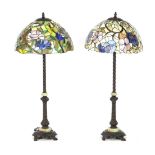 2 table lamps