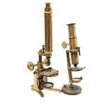 Brass microscope