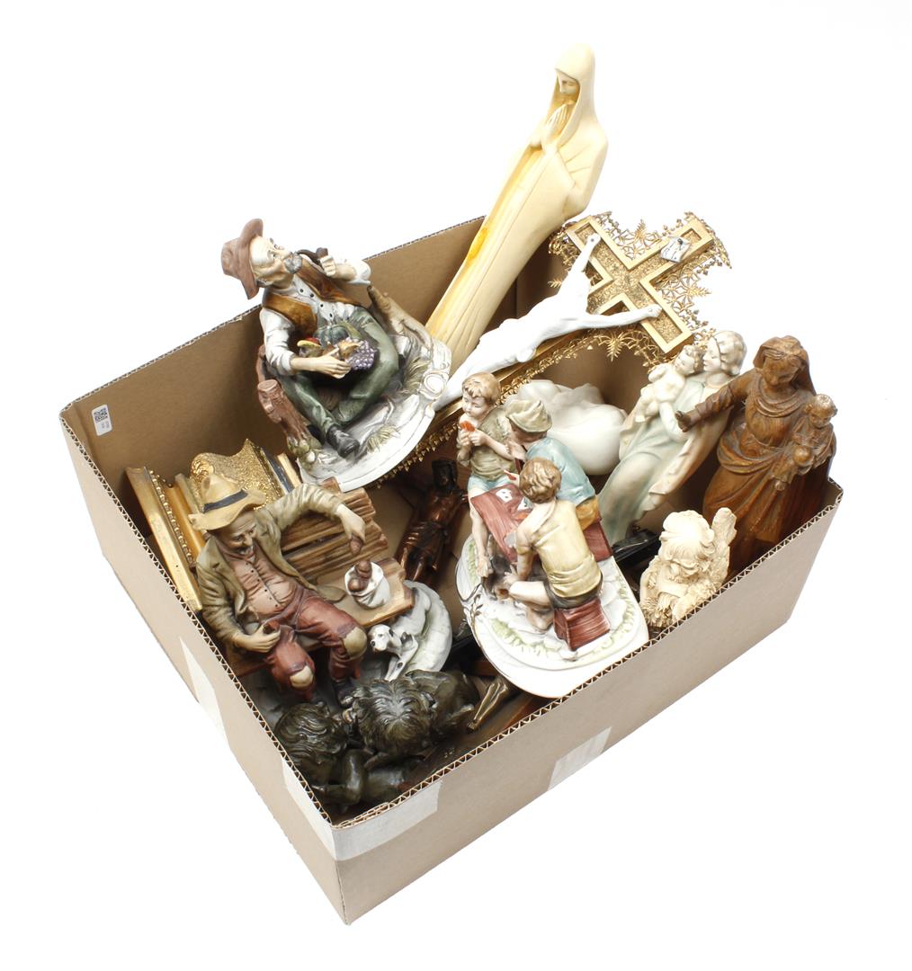 Box with religious statues