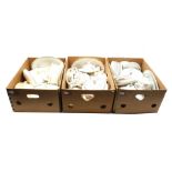 3 boxes earthenware