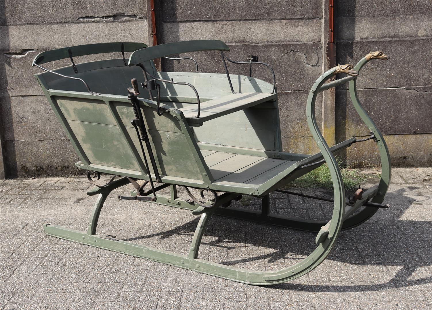 Antique horse-drawn sleigh