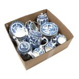 Box of porcelain tableware