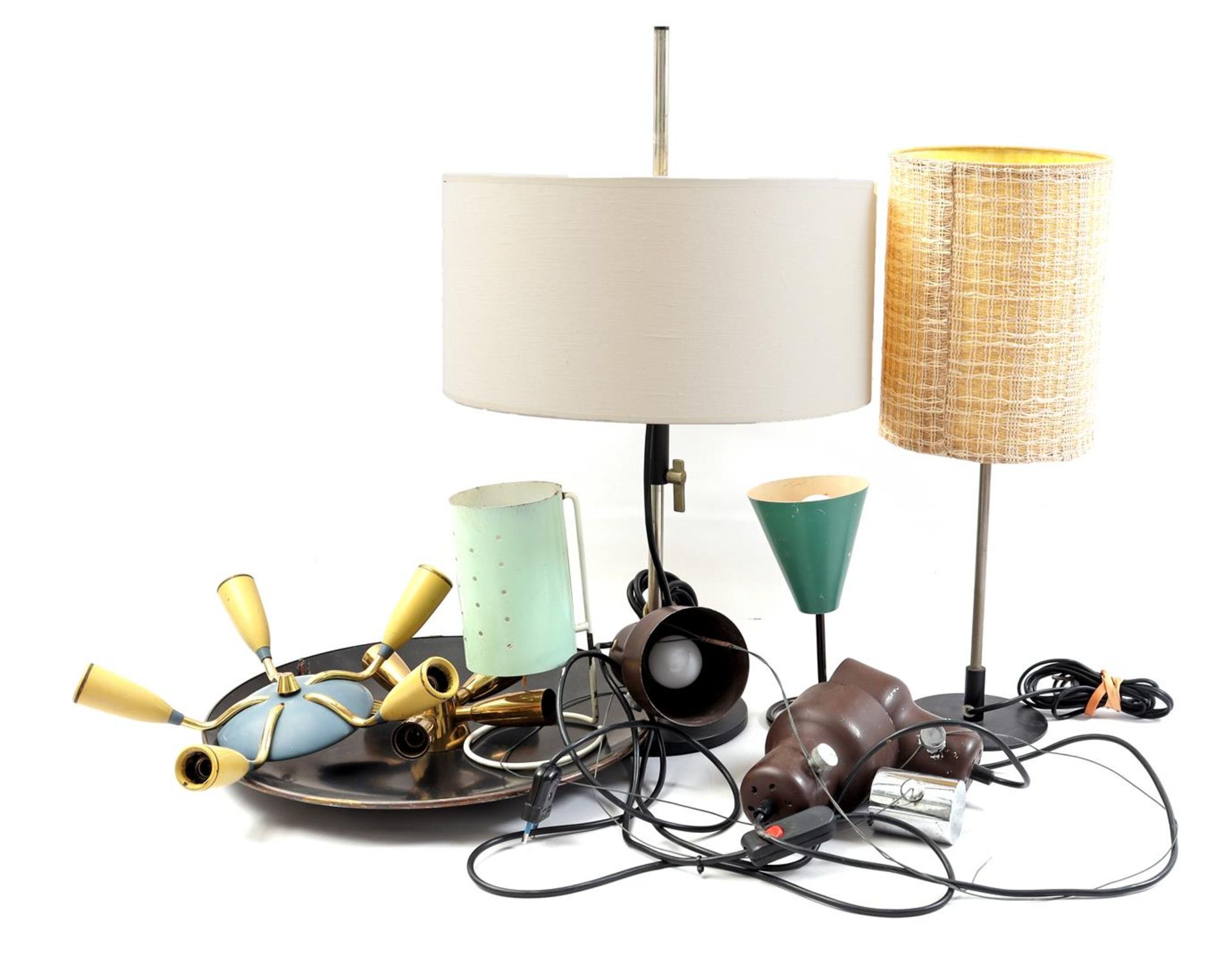 4 table lamps