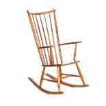 Elm rocking chair