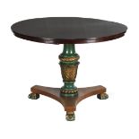 Round dining room table