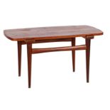 Teak coffee table