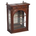 Wall display cabinet