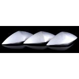 3 aluminum wall lamps