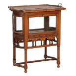 Oak tea cabinet