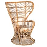 Rattan peacock chair