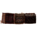 3 hand-knotted oriental pillows