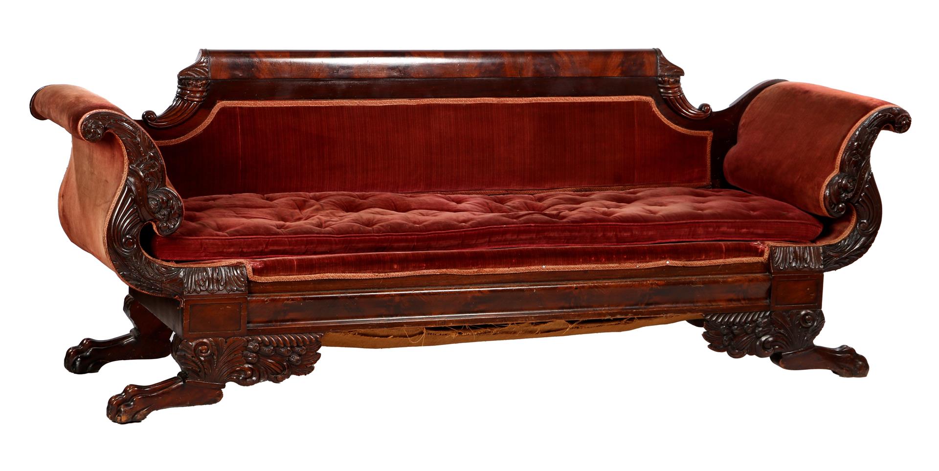 Mahogany sofa