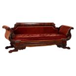 Mahogany sofa