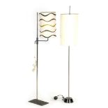 2 metal lamps