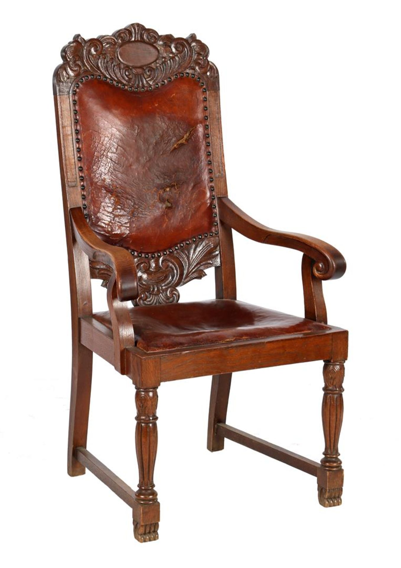 Oak armchair