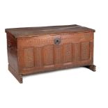 Oak blanket chest