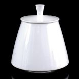 KPM white porcelain lidded jar