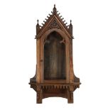 Neo-gothic wall cabinet