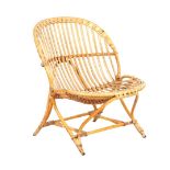 Rattan bucket seat