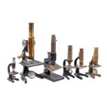 6 various microscopes