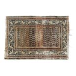 Hand-knotted Kazak carpet
