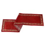 Hand-knotted oriental runner