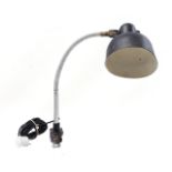 Metal table clamp lamp