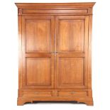 2-door oak cabinet