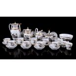 Porcelain 12-person coffee set