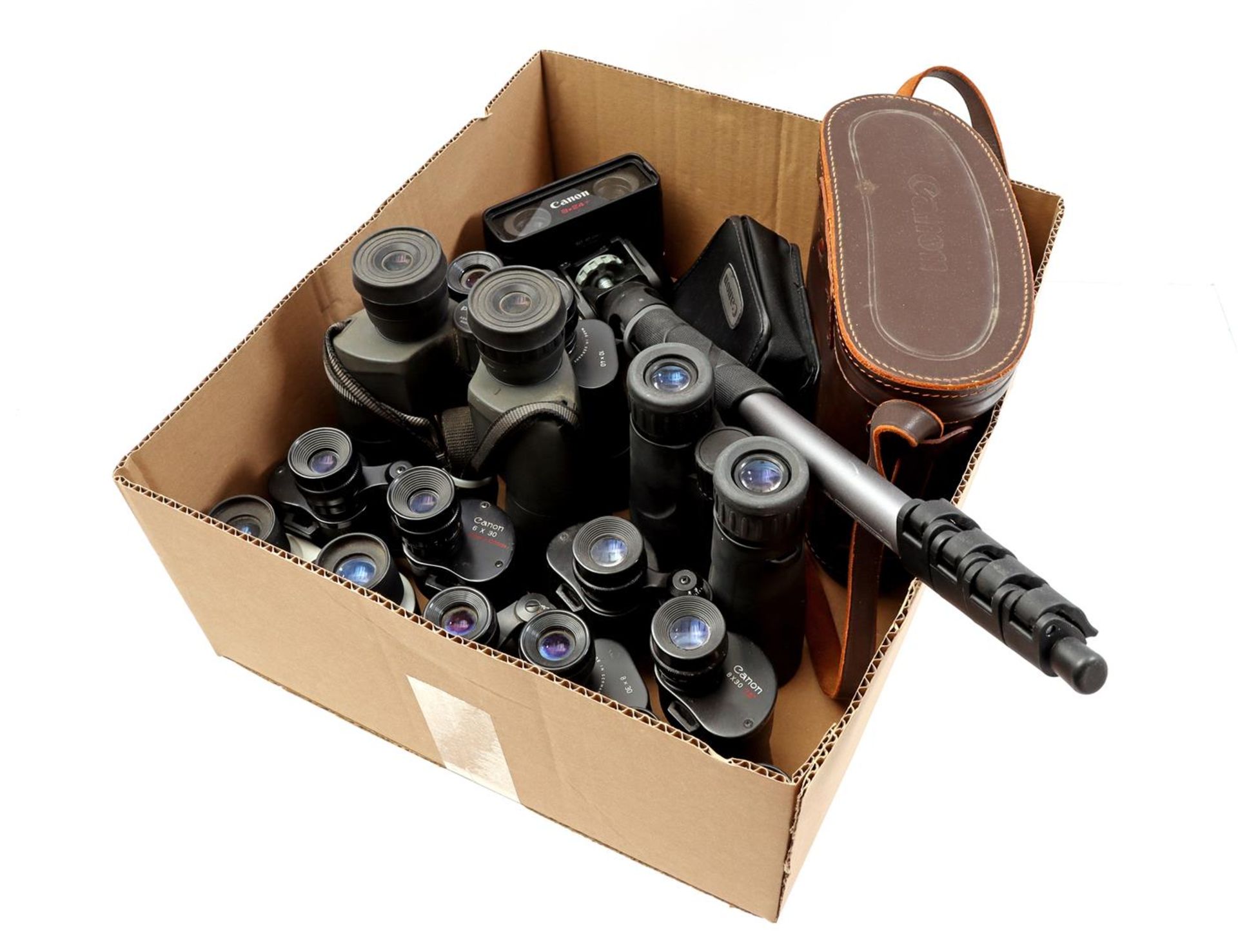 10 various binoculars