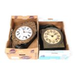 2 French wall clocks