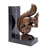 Bronze bookend