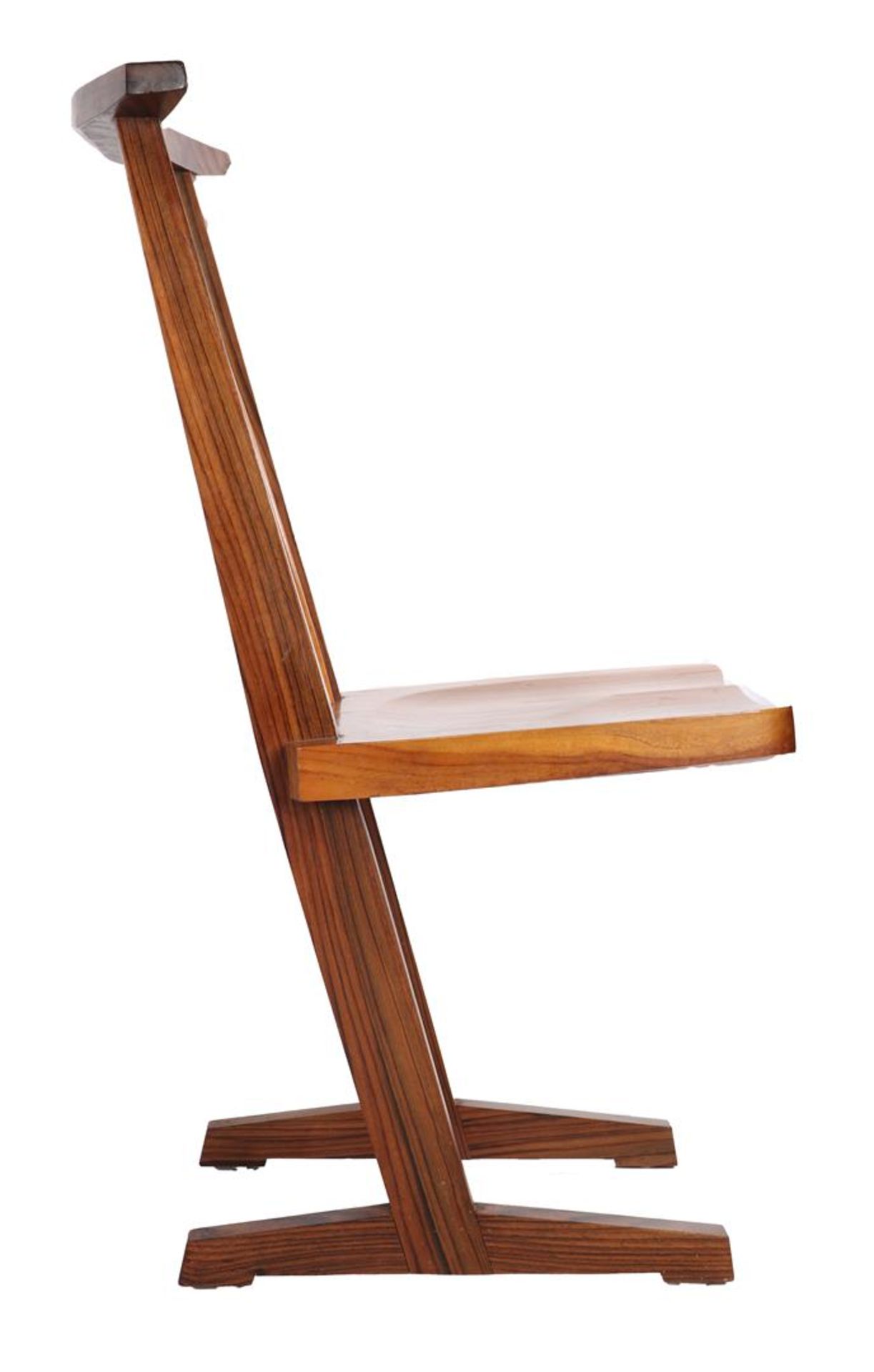 3 rosewood veneer chairs - Bild 2 aus 2
