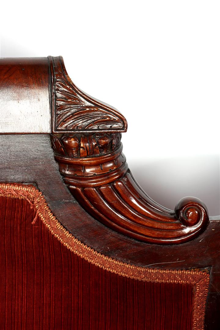 Mahogany sofa - Image 5 of 5