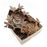 2 Black Forest cuckoo clocks