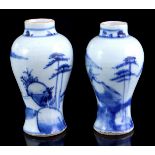 2 porcelain vases