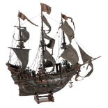 Scale model galleon