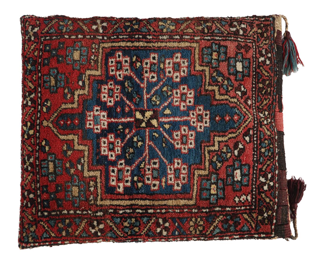 Hand-knotted oriental cushion